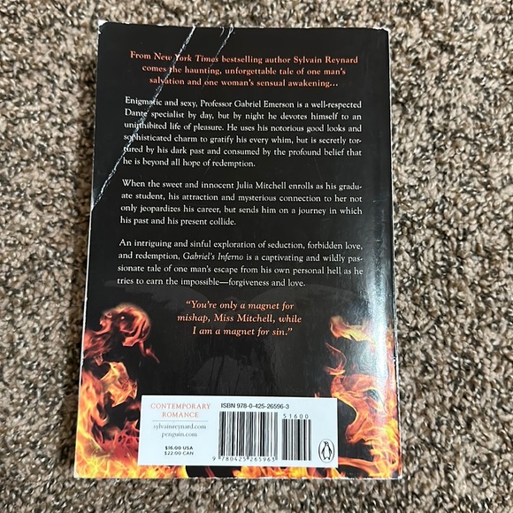 🌸 3 for 10 🌸 Gabriel's Inferno: Novel by Sylvain Reynard - Picture 3 of 3